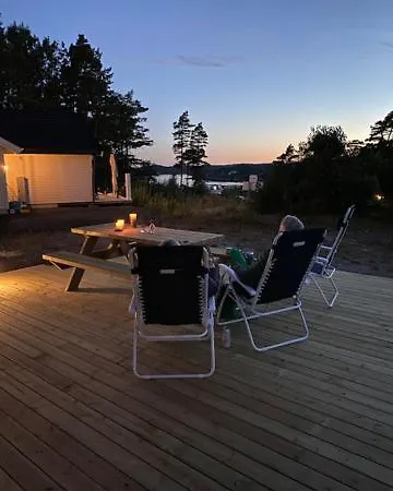 Hytte Med Sjoutsikt Og 20 Min Fra Dyreparken Grimstad  Extérieur photo